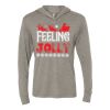 Unisex Triblend Hooded Long Sleeve Pullover Tee Thumbnail