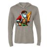 Unisex Triblend Hooded Long Sleeve Pullover Tee Thumbnail