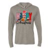 Unisex Triblend Hooded Long Sleeve Pullover Tee Thumbnail
