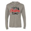 Unisex Triblend Hooded Long Sleeve Pullover Tee Thumbnail