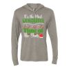 Unisex Triblend Hooded Long Sleeve Pullover Tee Thumbnail