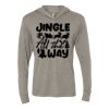 Unisex Triblend Hooded Long Sleeve Pullover Tee Thumbnail