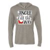 Unisex Triblend Hooded Long Sleeve Pullover Tee Thumbnail