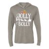 Unisex Triblend Hooded Long Sleeve Pullover Tee Thumbnail