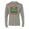 Unisex Triblend Hooded Long Sleeve Pullover Tee Thumbnail
