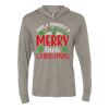 Unisex Triblend Hooded Long Sleeve Pullover Tee Thumbnail