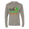Unisex Triblend Hooded Long Sleeve Pullover Tee Thumbnail