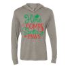 Unisex Triblend Hooded Long Sleeve Pullover Tee Thumbnail