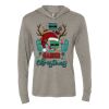 Unisex Triblend Hooded Long Sleeve Pullover Tee Thumbnail
