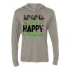 Unisex Triblend Hooded Long Sleeve Pullover Tee Thumbnail