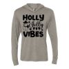 Unisex Triblend Hooded Long Sleeve Pullover Tee Thumbnail