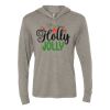 Unisex Triblend Hooded Long Sleeve Pullover Tee Thumbnail