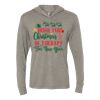 Unisex Triblend Hooded Long Sleeve Pullover Tee Thumbnail