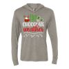 Unisex Triblend Hooded Long Sleeve Pullover Tee Thumbnail