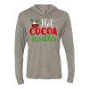 Unisex Triblend Hooded Long Sleeve Pullover Tee Thumbnail