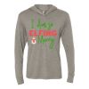 Unisex Triblend Hooded Long Sleeve Pullover Tee Thumbnail