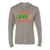 Unisex Triblend Hooded Long Sleeve Pullover Tee Thumbnail