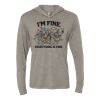 Unisex Triblend Hooded Long Sleeve Pullover Tee Thumbnail