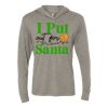 Unisex Triblend Hooded Long Sleeve Pullover Tee Thumbnail