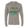Unisex Triblend Hooded Long Sleeve Pullover Tee Thumbnail