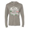 Unisex Triblend Hooded Long Sleeve Pullover Tee Thumbnail