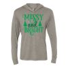 Unisex Triblend Hooded Long Sleeve Pullover Tee Thumbnail