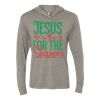 Unisex Triblend Hooded Long Sleeve Pullover Tee Thumbnail