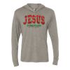 Unisex Triblend Hooded Long Sleeve Pullover Tee Thumbnail