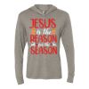 Unisex Triblend Hooded Long Sleeve Pullover Tee Thumbnail