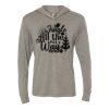 Unisex Triblend Hooded Long Sleeve Pullover Tee Thumbnail