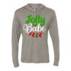 Unisex Triblend Hooded Long Sleeve Pullover Tee Thumbnail