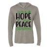 Unisex Triblend Hooded Long Sleeve Pullover Tee Thumbnail