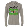 Unisex Triblend Hooded Long Sleeve Pullover Tee Thumbnail