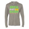 Unisex Triblend Hooded Long Sleeve Pullover Tee Thumbnail