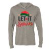 Unisex Triblend Hooded Long Sleeve Pullover Tee Thumbnail