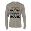Unisex Triblend Hooded Long Sleeve Pullover Tee Thumbnail