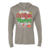 Unisex Triblend Hooded Long Sleeve Pullover Tee Thumbnail