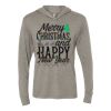 Unisex Triblend Hooded Long Sleeve Pullover Tee Thumbnail