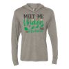 Unisex Triblend Hooded Long Sleeve Pullover Tee Thumbnail