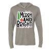 Unisex Triblend Hooded Long Sleeve Pullover Tee Thumbnail