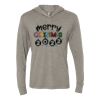 Unisex Triblend Hooded Long Sleeve Pullover Tee Thumbnail