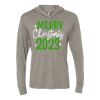 Unisex Triblend Hooded Long Sleeve Pullover Tee Thumbnail