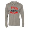 Unisex Triblend Hooded Long Sleeve Pullover Tee Thumbnail