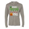 Unisex Triblend Hooded Long Sleeve Pullover Tee Thumbnail