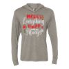 Unisex Triblend Hooded Long Sleeve Pullover Tee Thumbnail