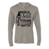 Unisex Triblend Hooded Long Sleeve Pullover Tee Thumbnail