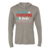 Unisex Triblend Hooded Long Sleeve Pullover Tee Thumbnail