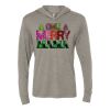 Unisex Triblend Hooded Long Sleeve Pullover Tee Thumbnail