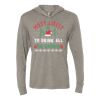 Unisex Triblend Hooded Long Sleeve Pullover Tee Thumbnail