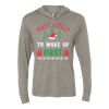 Unisex Triblend Hooded Long Sleeve Pullover Tee Thumbnail